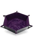 CritStones Folding Dice Tray Dragon Skin Edition Purple
