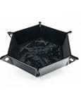 CritStones Folding Dice Tray Dragon Skin Edition Black