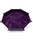 CritStones Folding Dice Tray Dragon Skin XL Edition Purple