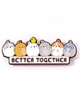 Molang Pin Badge Better Together