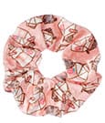Pusheen Hair Scrunchie Pink Strawberry Milk Carton