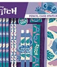 Lilo & Stitch pencil case stationery set 14 pieces