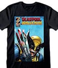 Deadpool T-Shirt Wolverine Reflection Size M