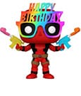 Deadpool POP! Marvel Vinyl Figure 30th Birthday Glasses Deadpool 9 cm