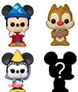 Disney Bitty POP! Vinyl Figure 4-Pack Sorcerer Mickey 2,5 cm