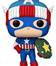 Marvel POP! Vinyl Figure Holiday Capt. America 9 cm