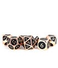 FanRoll  Dice Set Antique Copper with Black Enamel (7)