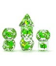 Dragon Storm Inclusion Dice Set Green Dragon (7)
