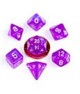 FanRoll Mini Dice Set Stardust Purple (7)