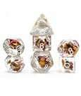 FanRoll  Dice Set Rose (7)