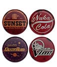 Fallout Coaster 4-Pack Metal Drinks