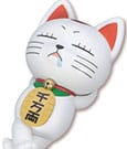 Dandadan Noodle Stopper  PVC Statue Turbo Granny(beckoning cat) 10 cm