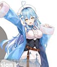 Hololive Production Hikkake PVC Statue Yukihana Lamy 10 cm