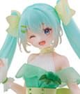 Hatsune Miku Noodle Stopper PVC Statue Hatsune Miku Lime Ver. 14 cm