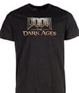 Doom The Dark Ages T-Shirt Logo Washed Out Size S
