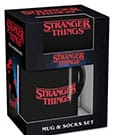 Stranger Things Mug & Socks Set Logo