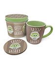 Star Wars The Mandalorian Mug with Coaster Cutest in the Galaxy