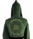 Lord of the Rings Fleece Bathrobe Elven Green & Gold