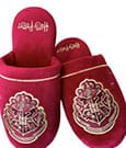 Harry Potter Slippers Hogwarts Gold on Burgundy EU 38-43