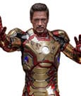 Iron Man 3 Movie Masterpiece Diecast Action Figure 1/6 Iron Man Mark XLII (2.0) Deluxe 32 cm
