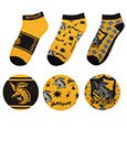 Harry Potter Ankle Socks 3-Pack Hufflepuff