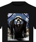 Scream T-Shirt Ghost Face Hearts Size M