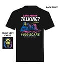 Scream T-Shirt Ghost Face Late Night Talking  Size M