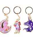 Unicorn Academy Metal Keychains Assortment (12)