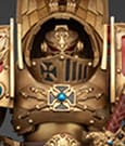 Warhammer The Horus Heresy Action Figure 1/18 Legio Custodes Aquilon Terminator Squad Aquilon with Infernus Firepike 14 cm