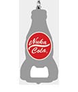 Fallout Keychain with Bottle Opener Nuka Cola Logo