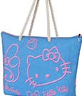 Sanrio Soleil Beach Bag Hello Kitty Denim Blue