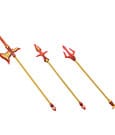 Kotobukiya M.S.G. Model Kit Accessory Set Virtuous Style 11 Pole Weapon Set Flamerite Ver.
