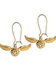 Harry Potter Earrings Golden Snitch