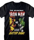 Marvel  T-Shirt Iron Man vs Doom Size M