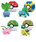 Pokémon MEGA Construction Set Grass-Type Trainer Team Building Toy Kit