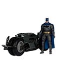 The Flash DC Multiverse Vehicle Batcycle with Batman