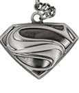 DC Justice League Pewter-Keychain Superman Logo