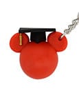 Disney Ball Keychain Mickey Graduation Red