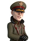 Rebel Moon Minix Figure Admiral Noble 12 cm