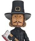 Thanksgiving Head Knocker Bobble-Head Ultimate John Carver 20 cm