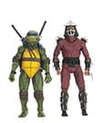 Teenage Mutant Ninja Turtles (1990 Movie) Action Figure Roof Top Battle Shredder vs Leo 18 cm
