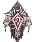 World of Warcraft Plaque Horde 30 cm