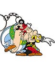 Asterix Keychain Asterix & Obelix Laughing 9 cm