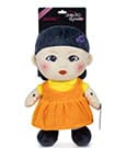 Squid Game Plush Figure Doll with Backing Card Packaging 28 cm