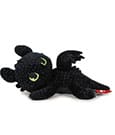 How to Train Your Dragon Plush Figure Toothless Lying Version 30 cm