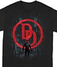 Marvel Daredevil T-Shirt Daredevil Double D Shadow Size S