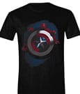 Captain America Brave New World T-Shirt Captain America Shield with Red Size S
