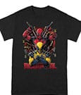 Deadpool T-Shirt Deadpool And Wolverine Pose Size L