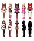 Dress To Impress Mystery Small Dolls 10 cm Series 1 Display (18)