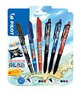 One Piece 6-pack Rollerball pen FriXion Ball & Ball+ Limited Sticker Edition LE 0.7